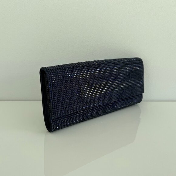 UDITH LEIBER NAVY CRYSTAL CLUTCH BAG NWOTS! - Picture 6 of 17